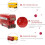 BTYYIHEX Puzzle 3D Autobus a Due Piani in Cristallo, 54PCS (Giallo) 3