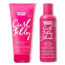 Umberto Giannini Curl Jelly Scrunching Jelly 6,7 fl Oz und Curl Jelly Shine Leave In Conditioner Duo 6,09 - Tierversuchsfrei