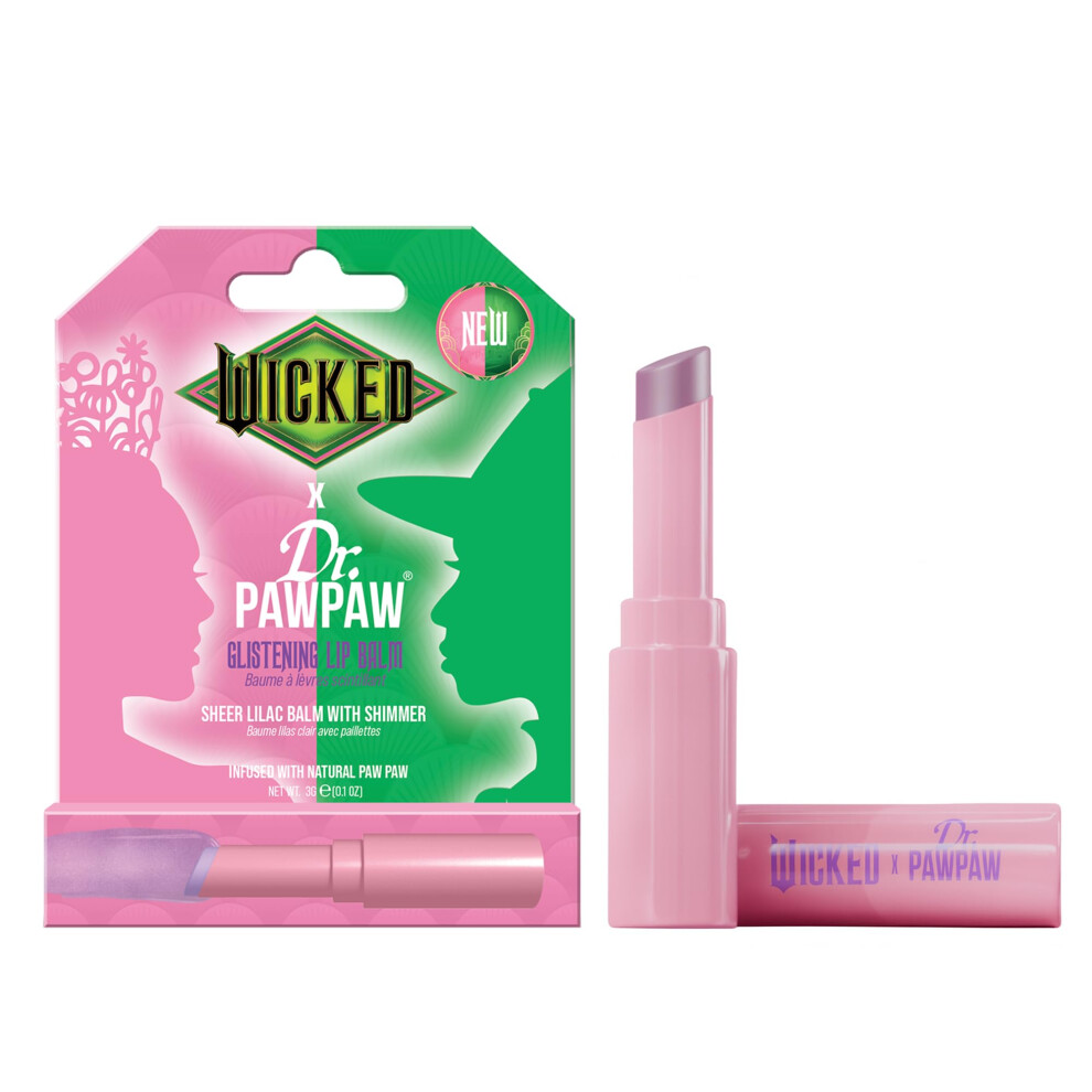 Dr. Pawpaw Original Dr. Pawpaw Wicked Lip Balm - Glistening - Natural Balm With Aloe Vera - Gluten Free Lip Moisturizer To Nourish Soften And Hydrate - 0.1 Oz