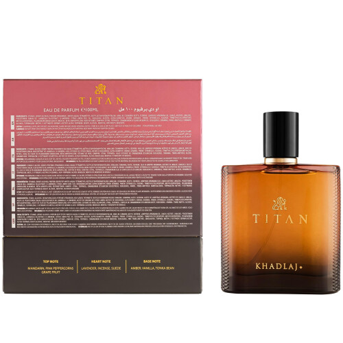 Khadlaj Titan - Εσπεριδοειδή, Πικάντικο, Αρωματικό, Κεχριμπάρι - Eau de Parfum 100 ml 2