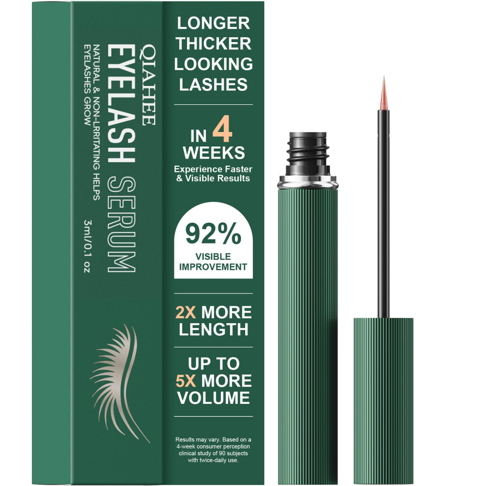 Qiahee Eyelash Serum Lash Serums For Thicker Longer And Fuller Eyelashes Eyelash Growth Serum