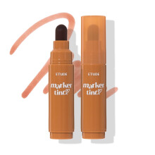 ETUDE Dear Darling Marker Tint #12 mocha brown | Hydraterende & Langdurige Lippenstift | Hooggepigmenteerde Lipmaker