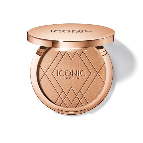 ICONIC LONDON Ultimate Bronzing Powder | Flawless Matte Finish Bronzer, Vegan Makeup (Light Bronze) 0.59 oz