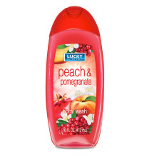 Lucky Super Soft Peach & Grenade Body Wash 16 once liquide
