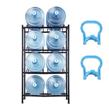Tuki Pour Carafe-Duoku-4 Tasoa-Kestävä 5 Gallonin Pullotuki-Keittiö-Toimisto-Olohuone-Musta