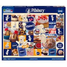 White Mountain Pillsbury Puzzle Puzzle da 1000 pezzi con collage di cottura per adulti e donne
