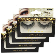 [4 PACK] Miss Lashes 3D Volym Taperad Falska Ögonfransar