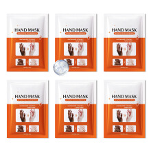 WENJLYJ 6 Pares de Mascarillas para Manos Secas y Agrietadas, Guantes Hidratantes y Nutrientes