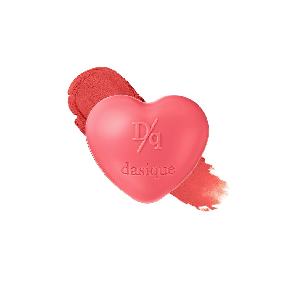 Dasique Peach Souffle Color Pot #19 Gelato - Makeup Blush Buildable Silky-Smooth Texture Built-In Mini Brush Multi-Use For Cheek And Lip