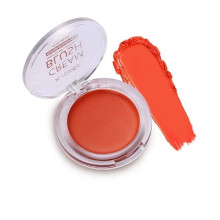 PHOERA Make-up Gesicht Wangen Rouge Creme Matt Blush Super mischbar Schweißresistent Palette (104 SONNENBLUME)