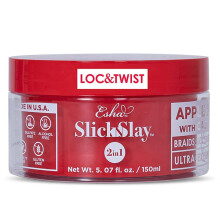 Esha Slick N Slay Gel para trenzas - Gel 3 en 1 de sujeción extrema para locs, giros y bordes - Hidratante y brillante