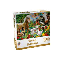Masterpieces Garden Gathering kiraks jtk 1000 darabos puzzle felnotteknek 15 ves kortl