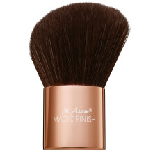Magic Finish Kabuki Brush - Compact, Angled Makeup Brush - Perfect for Makeup, Loose Powder, Foundation, Blush, Bronzer & Highlighter