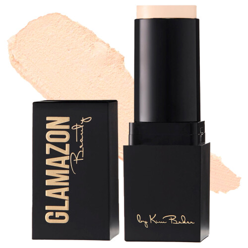 Glamazon Second to None Foundation Stick, Praline Dream, Leichte bis volle Deckkraft, Gewichtloses Makeup