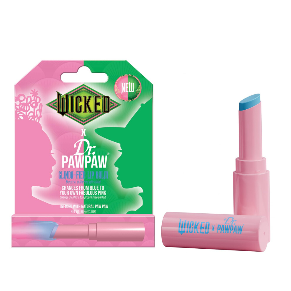 Dr. Pawpaw Original Dr. Pawpaw Wicked Lip Balm - Glinda-Fied - Natural Balm With Aloe Vera - Gluten Free Lip Moisturizer To Nourish Soften And Hydrate - 0.1 Oz