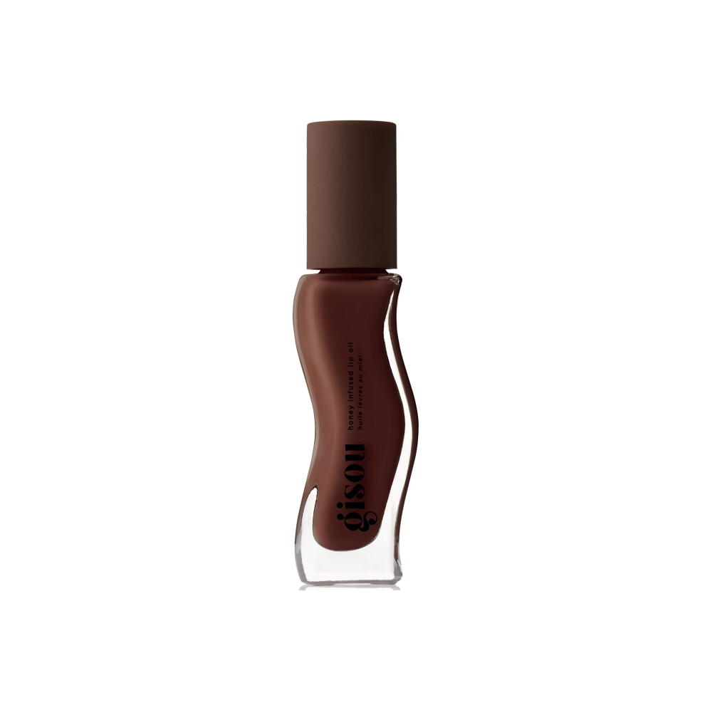 Gisou Honey Infused Hydrating Lip Oil Nourishing Lip Moisturizer For Dry Lips (Milky Mocha)