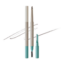 ENTROPY MAKEUP Tough Brow Sculpture Potlood, 3-In-1 Met Scheermes & Borstel, Vlekvrij, Langdurig, Lichtgrijs