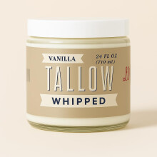 Lady May Tallow Whipped Faggy 24 oz - Teljesen termszetes arckrm + teljes test hidratl szraz borre - illatostott olajkeverkkel - tartstsze