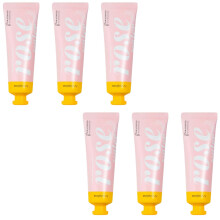 AVRYBEAUTY Rose Water Shea Butter Lotion Set 1.5 oz. - 6 Pack, Vegansk Handkräm för Torr Hy