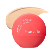 Hanskin, Code-On D.D Cream Foundation, 21N Ljus Beige, 1,18 fl oz (35 ml)