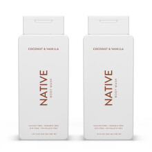Native Body Wash Contains Naturally Derived Ingredients | For Women & Men, Sulfate, Paraben, & Dye Free Leaving Skin Soft and Hydrated | Coconut & Van