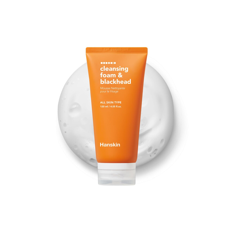 Hanskin Pore Cleansing Foam Bha Cleanser Gentle Exfoliating Face Wash And Makeup Remover Korean Deep Pore Sebum Cleansing For Hydrated And Smooth S