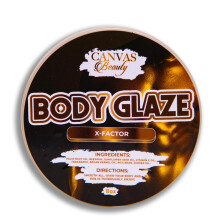 Canvas Beauty X-Factor Body Glaze, Beurre Corporel Non Gras Hydratant Avec Cire D'Abeille, Huile De Jojoba Et Son De Riz
