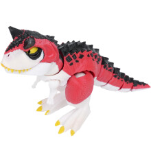 FXiaoy Modello di Giocattolo T-Rex Stampato in 3D da 7,16 pollici, Giocattolo Articolato in 3D (Carnotaurus - Rosso)