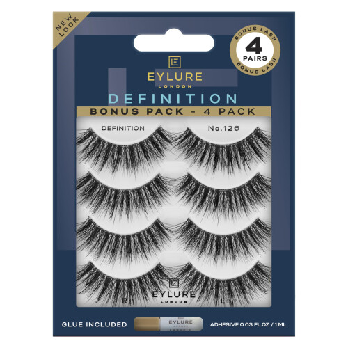 Eylure Eylure Dramatic Definition No. 126 Wimpern Multipack, 4 Paare