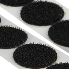 Velcro Dots SelfAdhesive Set Hook Loop Various Diameters and Colours Diameter 9 mm Black Pack of 20 Ø 9 mm, 20 pieces black
