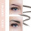 LAVONE Lápiz de Cejas - Lápiz de Cejas Impermeable con Punta Triangular, Brocha Doble Lado 3