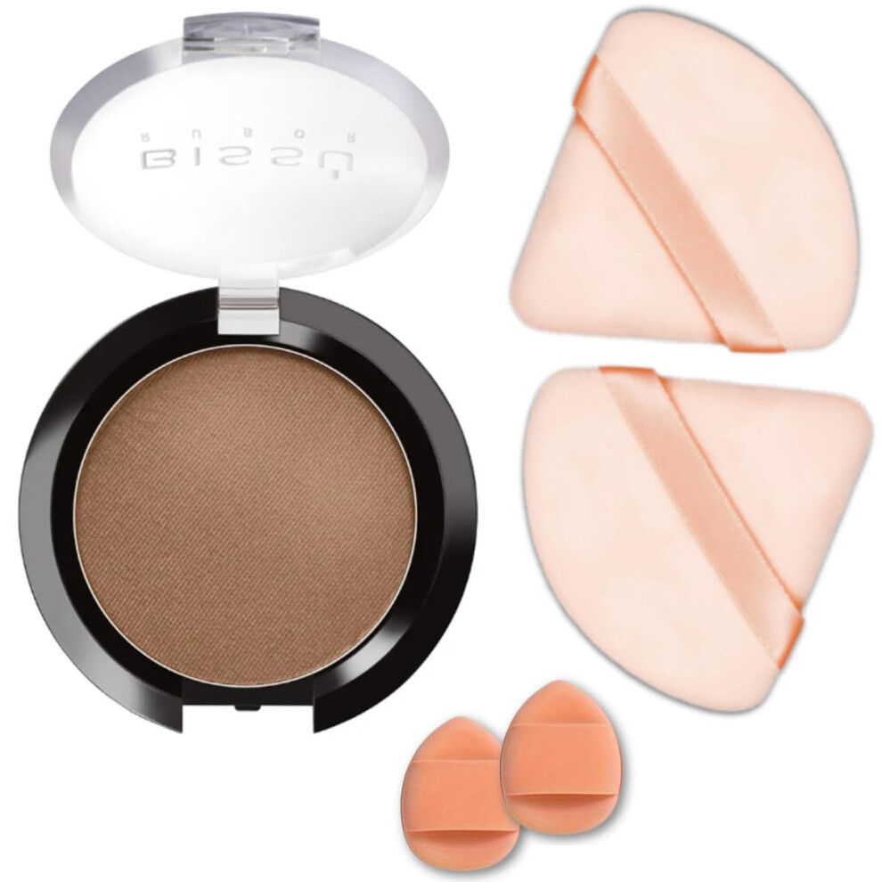 Beetbul Makeup Kit - Biss Blush 4G With 2 Velvet Puff & 2 Finger Puffs (Colors/Styles May Vary) (24 Autumn)