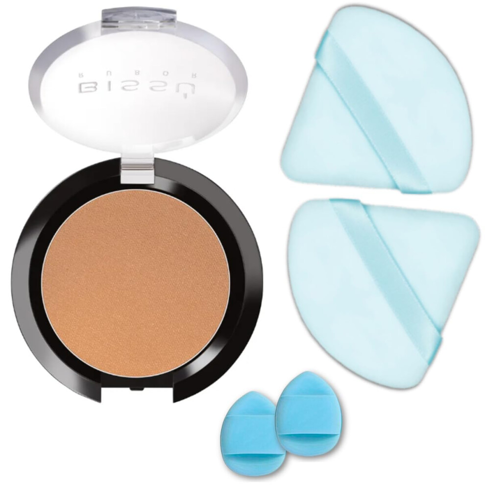 Beetbul Makeup Kit - Biss Blush 4G With 2 Velvet Puff & 2 Finger Puffs (Colors/Styles May Vary) (08 Chedron)
