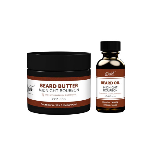 Detroit Grooming Co. Set Olio e Balsamo per Barba | Profumo Midnight Bourbon