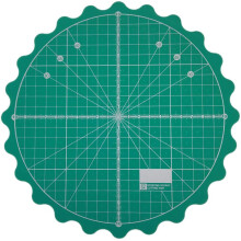 Circular Cutting Mat Diameter 9 Inch Self Healing for Any Table Protector Quilting Fabric Craft Sewing Quilting Projects Rotary Cutting Mat