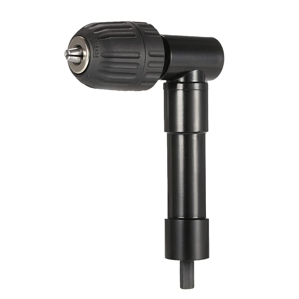 Right Angle Drill Chuck, 90 Degree Professional Cordless Drill Attachment With Handle 9119770825636