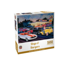 Masterpieces 500 darabos kiraks jtk felnotteknek s csaldoknak Kutyk s hamburgerek 19,25""""x26,63""""