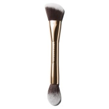 Beauty Pie Duplavgu Sculpt & Blush Brush 012 - Professzionlis szgletes kontr s kpos Highlight sminkecset - Vegn, Cruelty-Free szintetikus srt