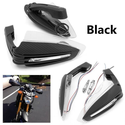 Winddichte Handschützer, LED-Tagfahrlicht, Blinker, Lenkergriffe für Motorräder