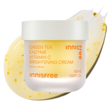 innisfree zld tea enzimes C-vitamin Brightening Cream koreai arc hidratl krm a stt foltok hidratlsra s ragyog borre
