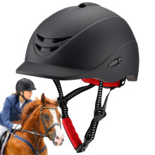 Equestrian Headwear Safety Headgear for Horses, Adjustable Safety Hat, Half Coverage, Excellent Ventilated Headwear, Breathable Headwear for Riders