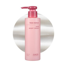 AMOS PROFESSIONAL True Repair Haar Nachtcreme l Leave-in Conditioner, Feuchtigkeit & Pflege für trockenes Haar, 6.0 fl.