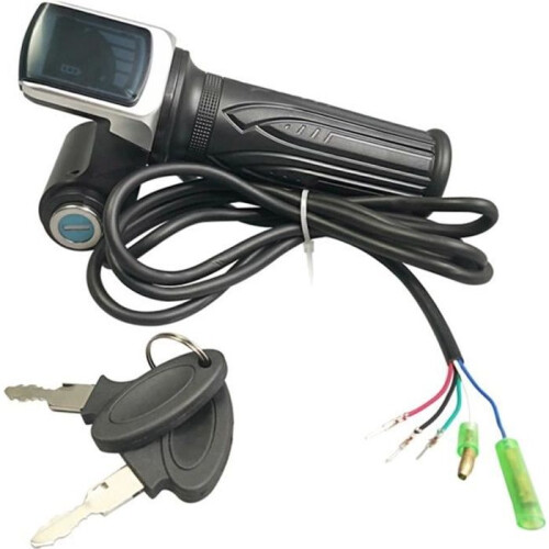 36V/48V Elektrofahrrad-Drehgasgriff mit LCD-Display