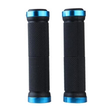 Blaue Lock-On-Fahrradlenkergriffe – 2er-Pack