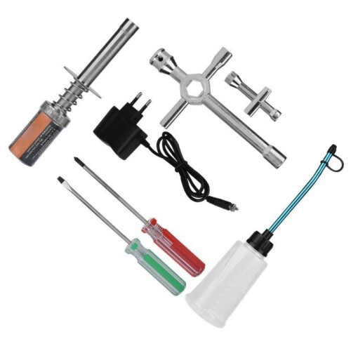 ARAMOX Glow Starter RC Nitro Starter Kit mit Glühkerze und Ladegerät für Buggys 1