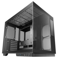 Gaming Behuizing Mars Gaming MC-MIRAGE ATX, LCD IPS Scherm 7,2”, Gelaagd Glas, Dubbele Kamer, Zwart