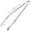 sausage tongs with rollers 30cm 1