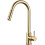 Kitchen faucet, pullout, singlelever mixer, 360 rotation, brush gold 1
