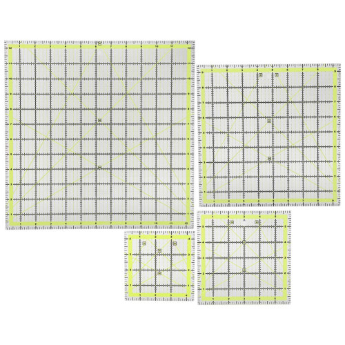 4Piece Quiltlinial Acrylic Grid, Precise Cutting, Quilting, Sewing, Craftsmanship