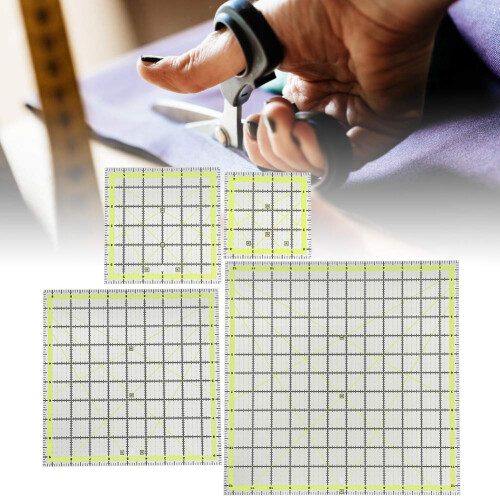 4Piece Quiltlinial Acrylic Grid, Precise Cutting, Quilting, Sewing, Craftsmanship 1